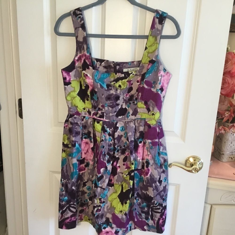 NWT BB Dakota  Sleeveless Ikat Print Sundress Sz 6